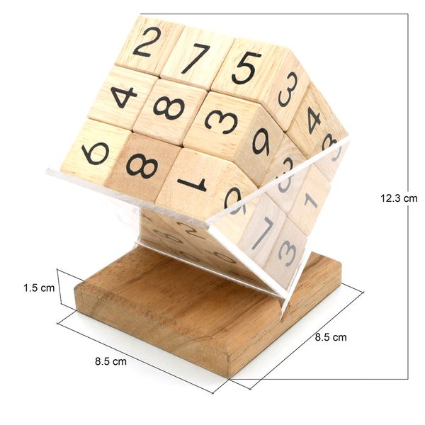 Hovedbilde Sudoku kube i tre IQ-nøtt