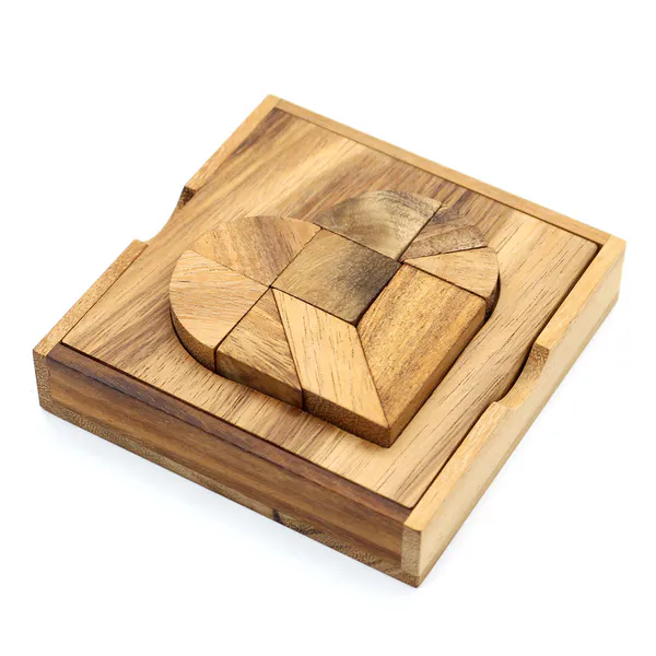 Hovedbilde Tangram knust hjerte IQ-nøtt