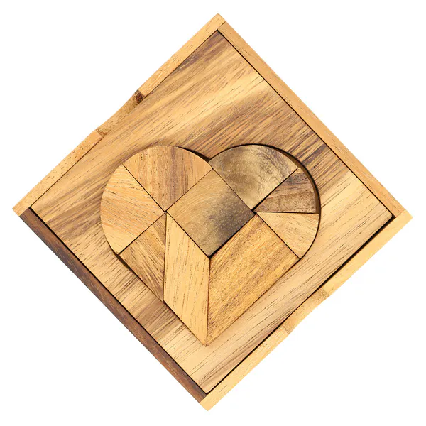 Hovedbilde Tangram knust hjerte IQ-nøtt