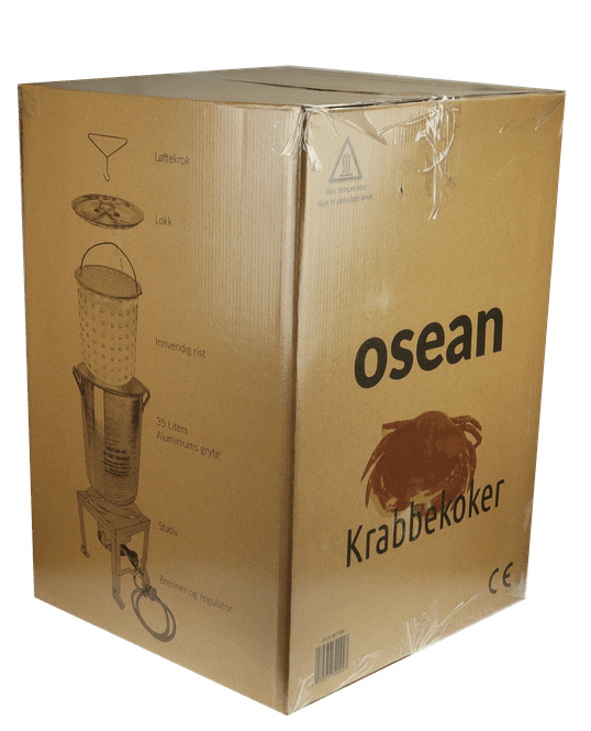 Hovedbilde Osean Krabbekoker komplett 16 kW - 35 liters panne