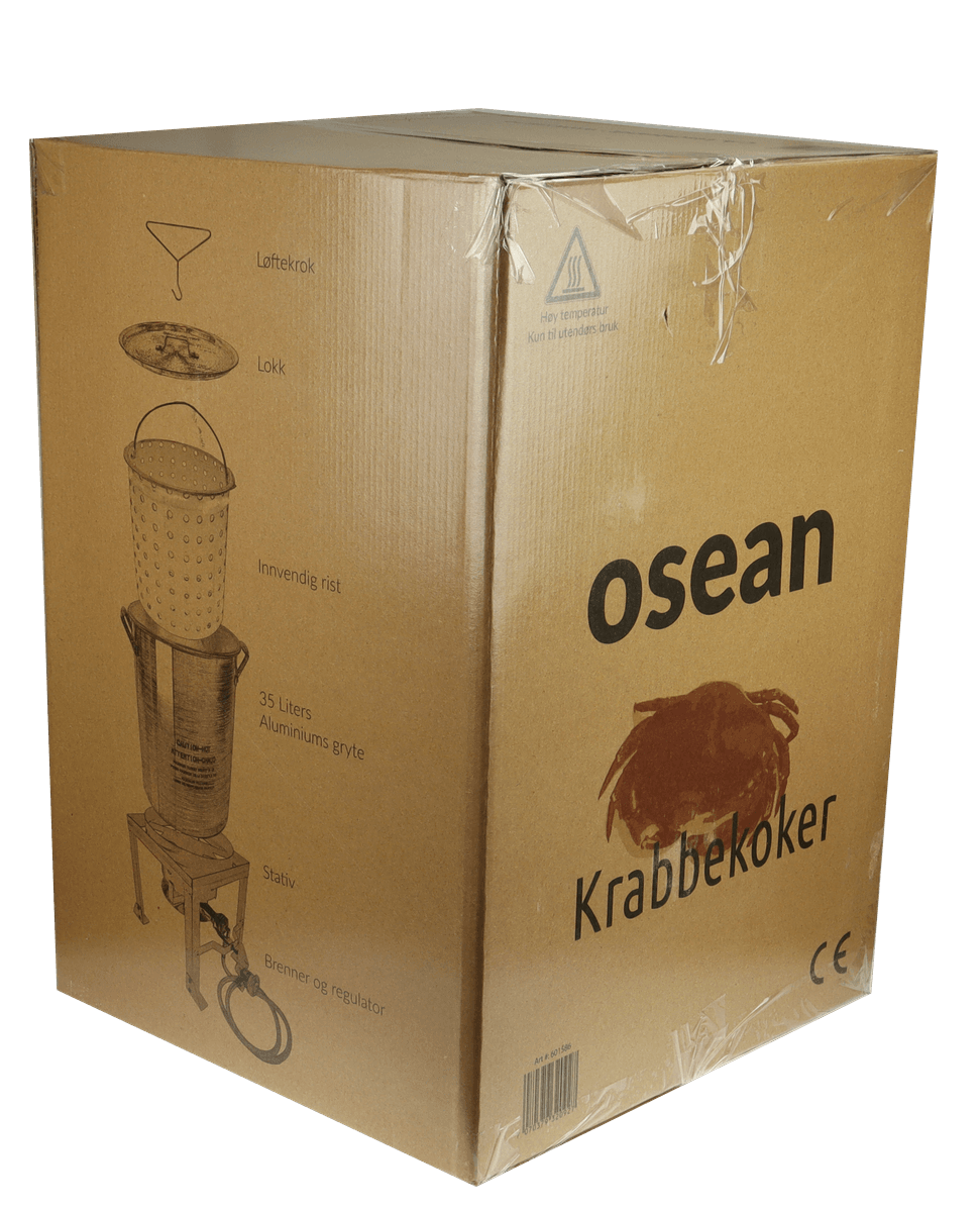 Osean Krabbekoker komplett 16 kW - 35 liters panne