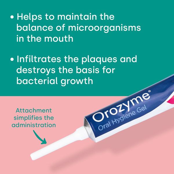 Hovedbilde Orozyme tannpleiegel for hunder og katter