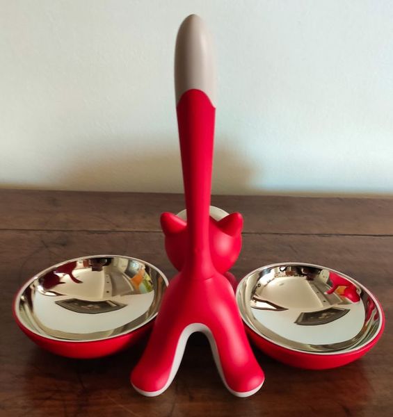 Hovedbilde Alessi - Tigrito - Katteskål - rød