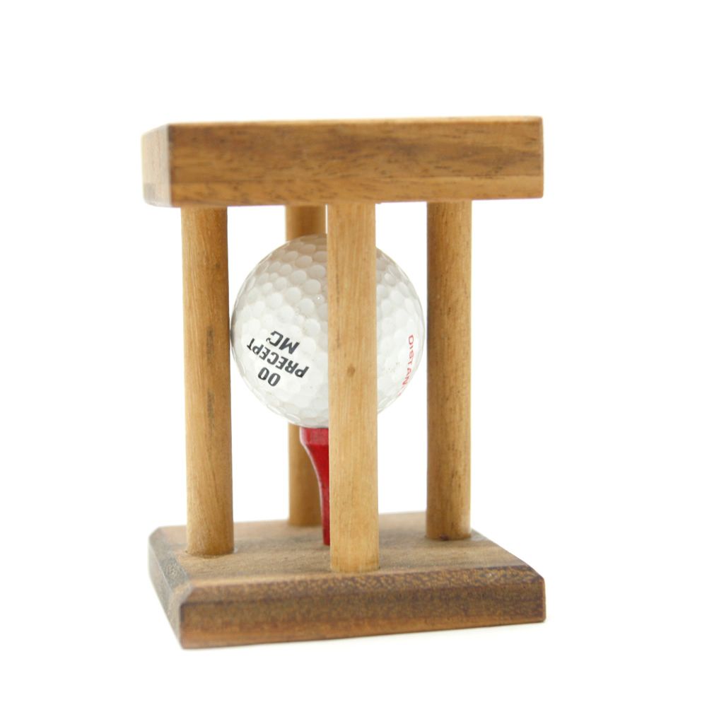 Få løs golfball puzzle IQ-nøtt