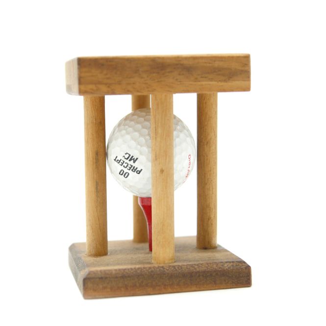 Hovedbilde Få løs golfball puzzle IQ-nøtt