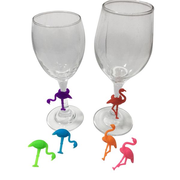 Hovedbilde Glassmarkør Flamingo 6 stk