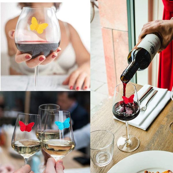 Hovedbilde Glassmarkør sommerfugl 6 stk