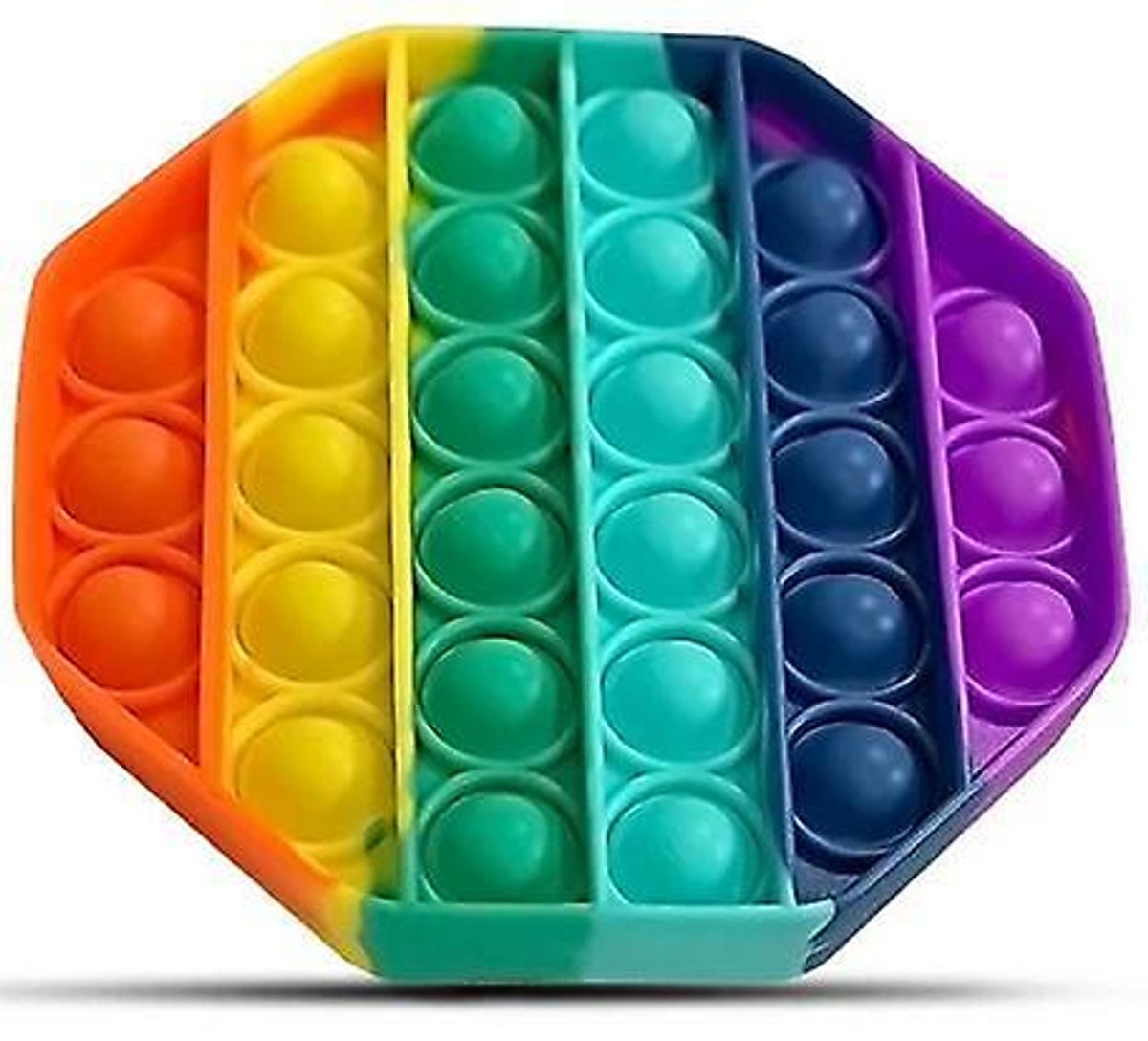 Pop it Fidget Rainbow - Åttekant
