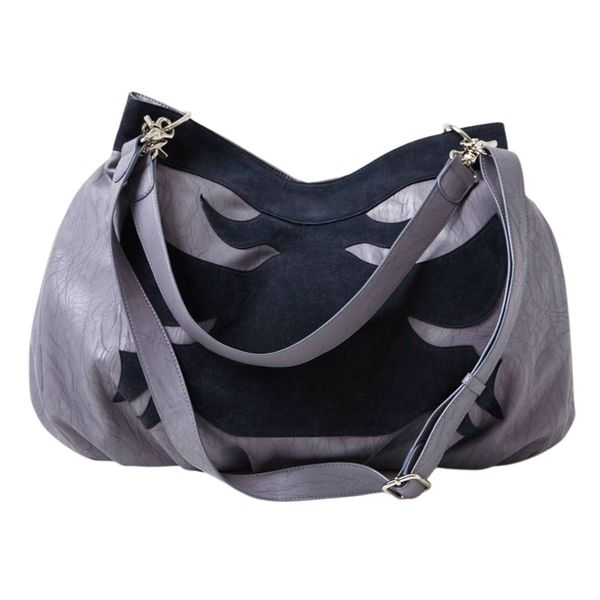 Hovedbilde Stor bag i nydelige blåtoner i imitert semsket skinn fra Lulu's 