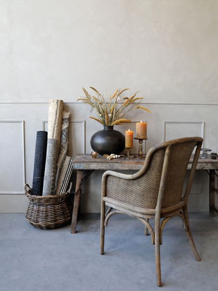 Hovedbilde Fransk stol med flettet rygg fra Chic Antique