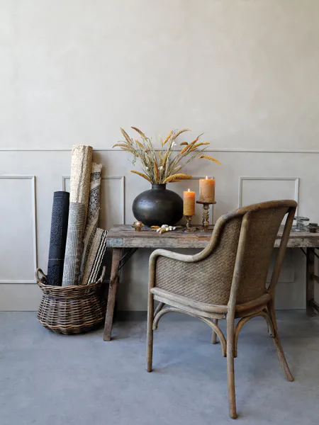 Hovedbilde Fransk stol med flettet rygg fra Chic Antique