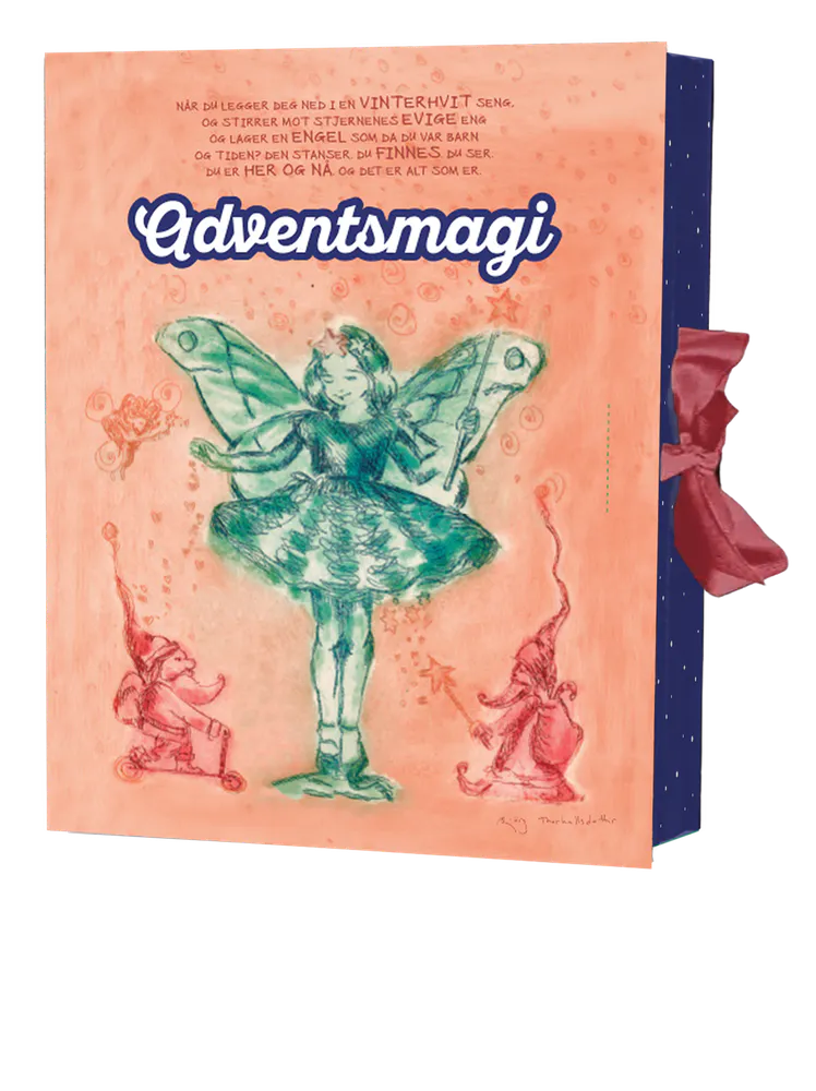 Julekalender 2026 Bjørg adventsmagi godsaker/ oppmuntrende sitat