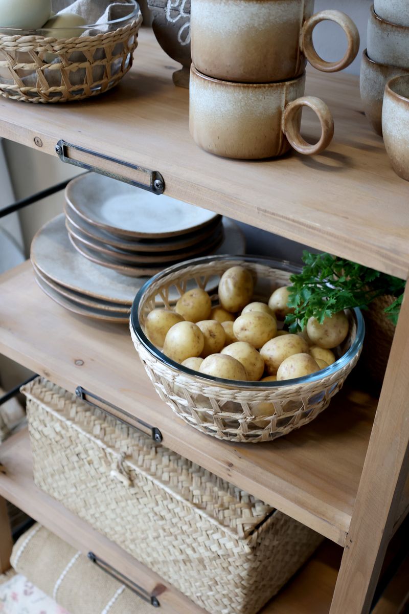 Reol på hjul med 4 hyller fra Chic Antique