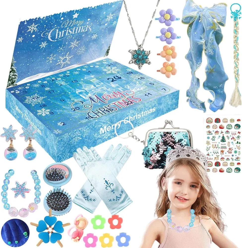Julekalender fylt med prinsesse accessories