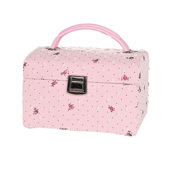 Hovedbilde Rosa smykkeskrin med ballerina