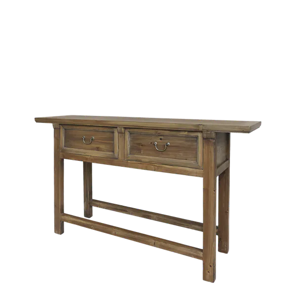 Hovedbilde Natur Marseille anrettingsbord med 2 skuffer fra Chic Antique 