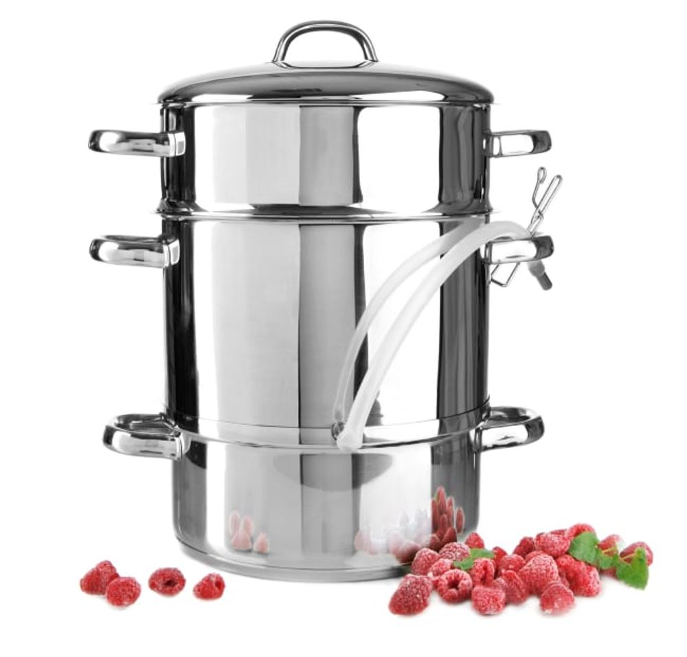 Saftkoker/pinnekjøttgryte 11,9 liter stål