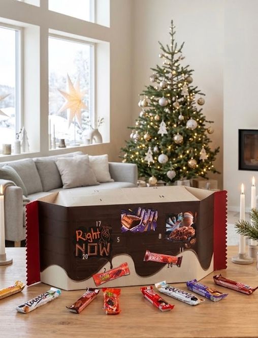 Hovedbilde Mr Bite Sjokoladebarer julekalender - 940 g