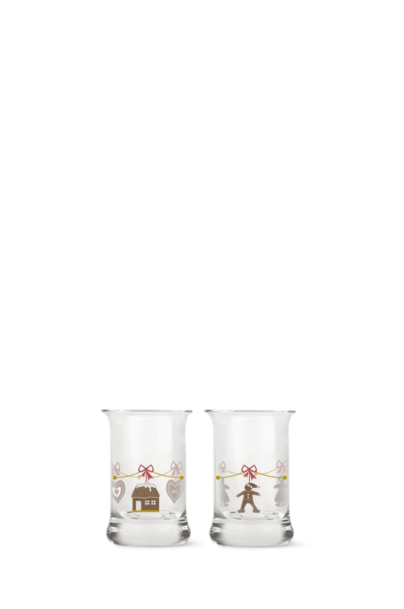 2 pk juleddrammeglass fra Holmegaard Christmas 2024