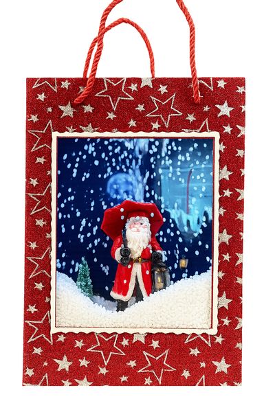 Hovedbilde Julepose med ledlys, lyd og snø 