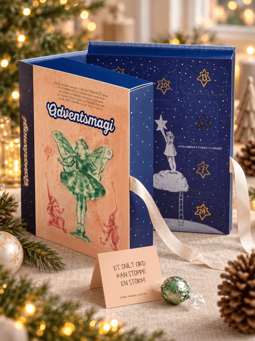 Hovedbilde Julekalender 2026 Bjørg adventsmagi godsaker/ oppmuntrende sitat