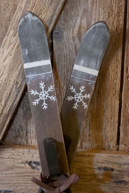Hovedbilde Vintage ski til dekor fra Chic Antque