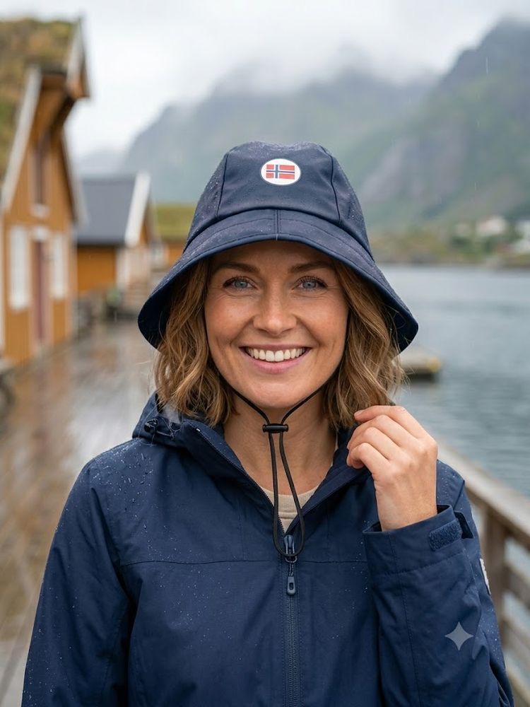 Norge Sydvest one size i Marine - Unisex