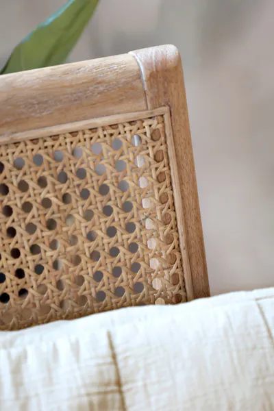 Hovedbilde Loungestol med flettet sete og rygg fra Chic Antique