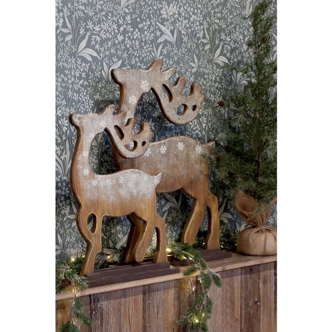 Hovedbilde Vintage reinsdyr med glimmer fra Chic Antique