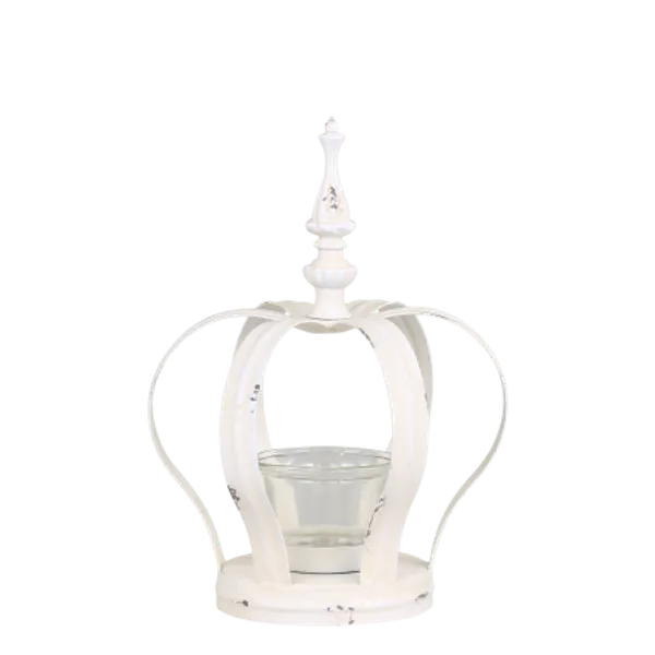 Hovedbilde Krone lysestake på fot fra Chic Antique