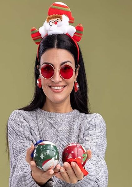 Hovedbilde Ørepynt lysende julenisser