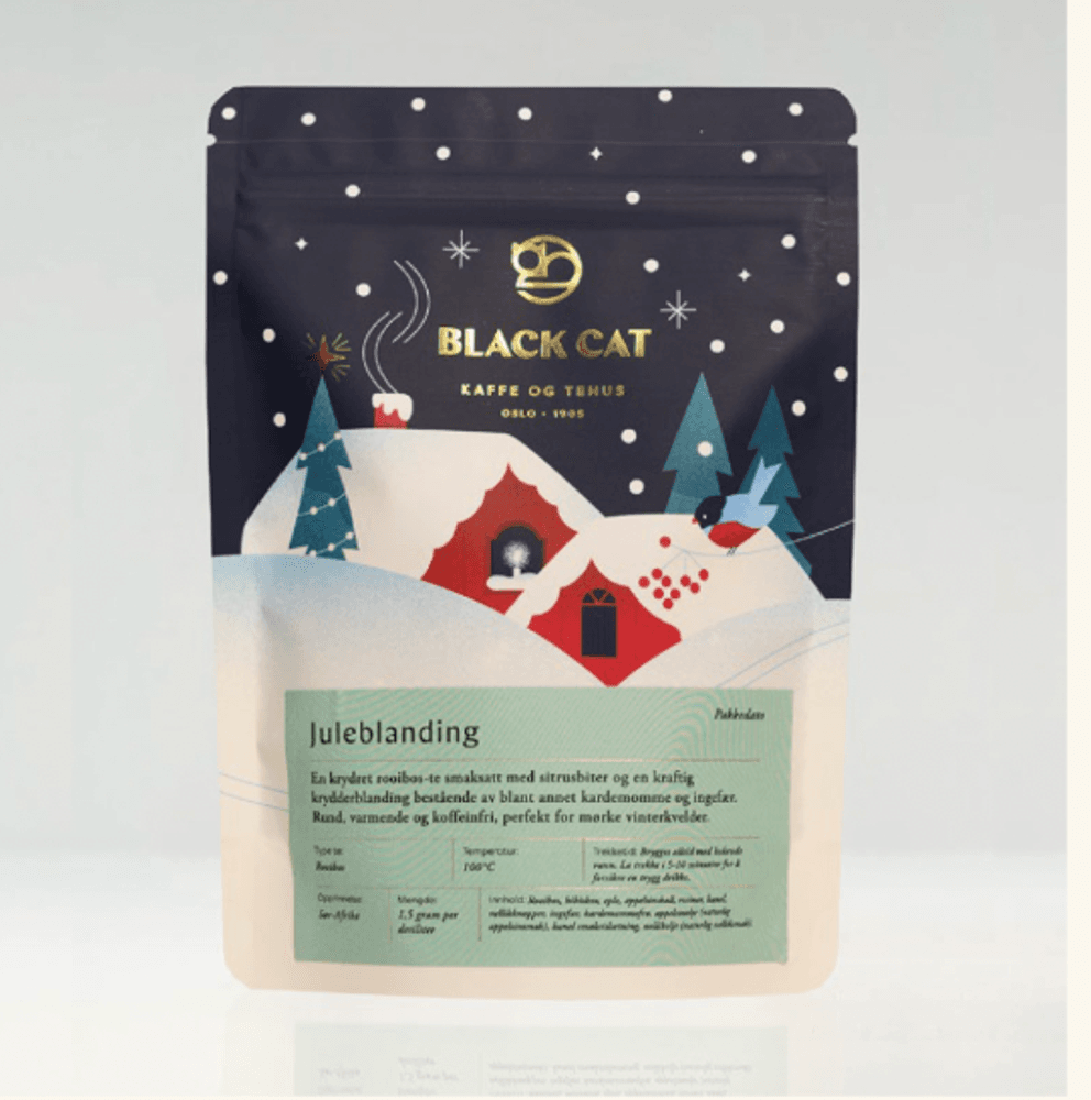 Te Juleblanding fra Black Cat - 100 gram