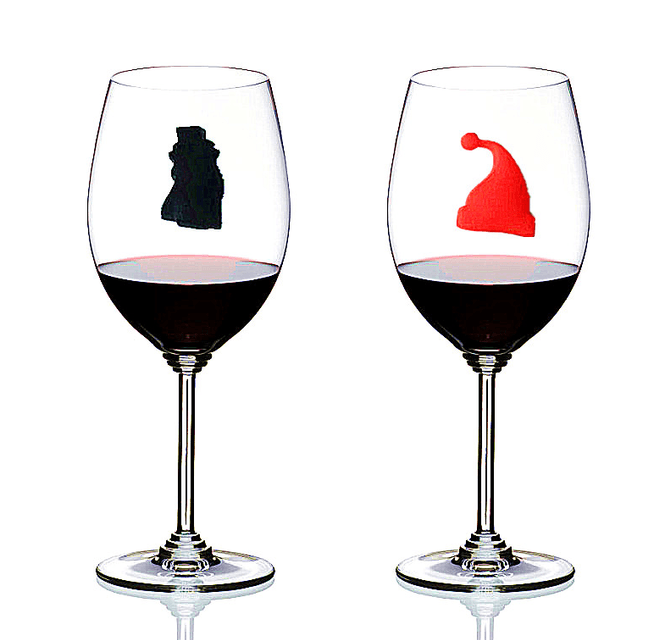 Hovedbilde Glassmarkør julemotiv 12 motiver 