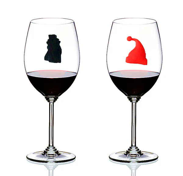 Hovedbilde Glassmarkør julemotiv 12 motiver 