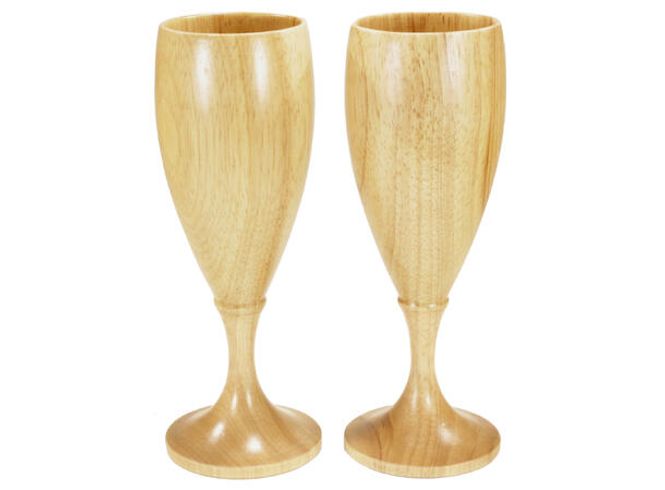 Hovedbilde Hvitvinsglass  / champagneglass i tre 2 pk