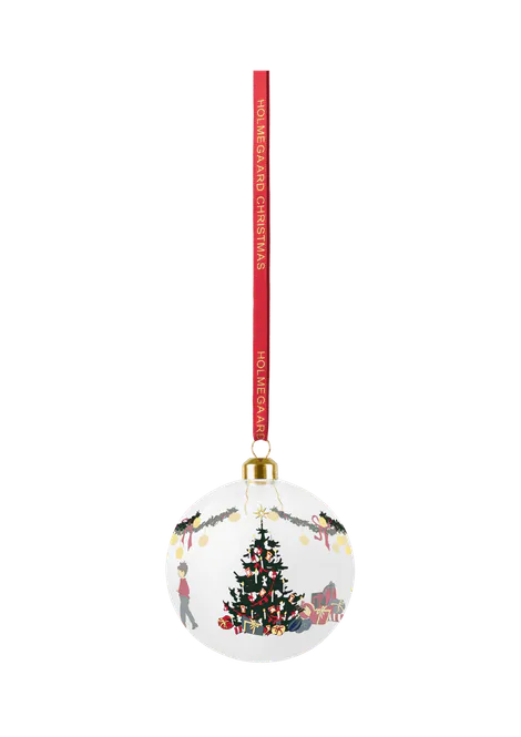 Hovedbilde Holmegaard Julekule Juletre - 8 cm diameter