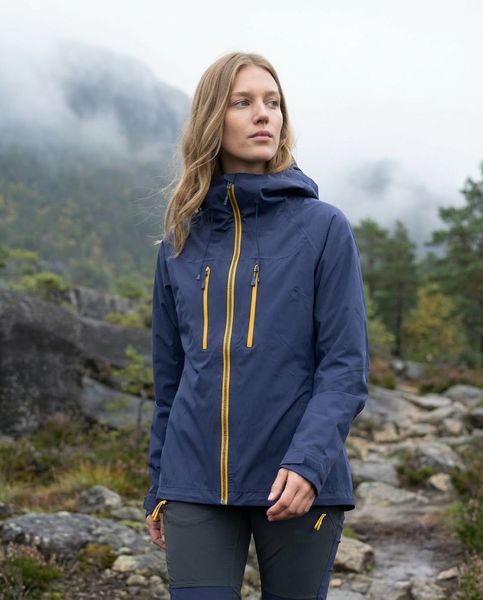Hovedbilde Knappen Teknisk 3 lags jakke til dame Blå