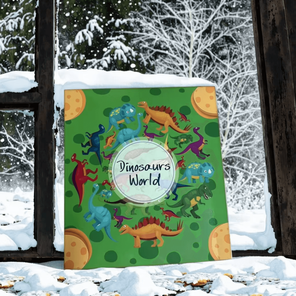 Julekalender fylt med dinosaurer