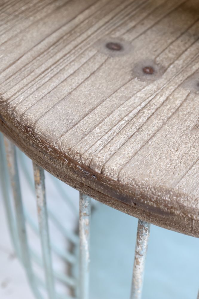 Sofabord i opal med trelokk - Sett med 2 bord - Chic Antique