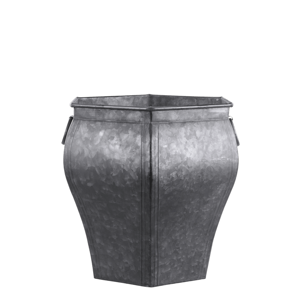 Potteskjuler i zink 30 cm høy fra Chic Antique