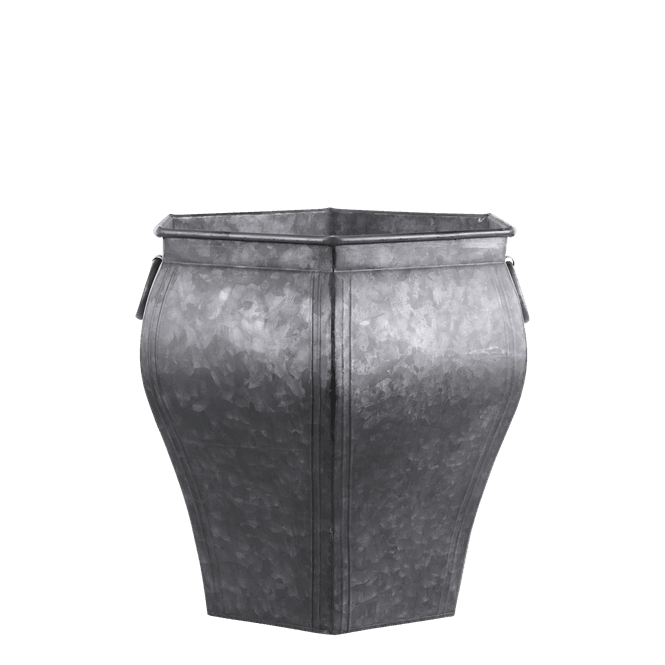 Hovedbilde Potteskjuler i zink 34 cm høy fra Chic Antique