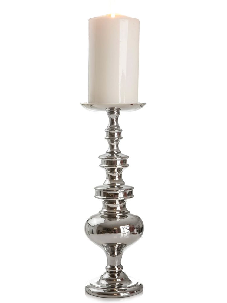 Madame lysestake royal sølv - Høyde 36 cm