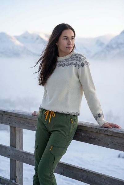 Hovedbilde Voss Unisex ullgenser i offwhite/beige