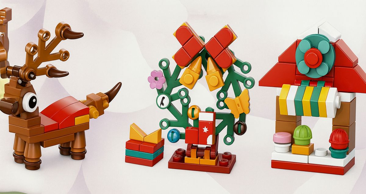 Bygg din egen julelandsby – Julekalender med 24 byggesett!